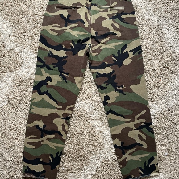 Rag & Bone camouflage pant Buckley frayed hem size 25 - Picture 9 of 13